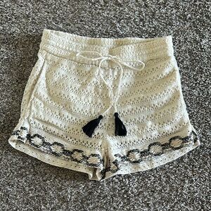 Zara High Waist Knit Shorts